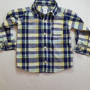 CARTERS BUTTON UP SHIRT
